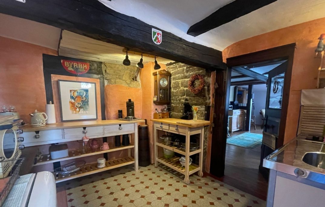 Historisch-moderne Kochküche