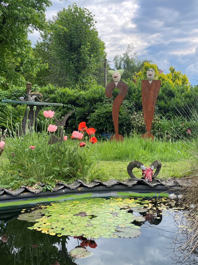 Teichidylle im Hausgarten