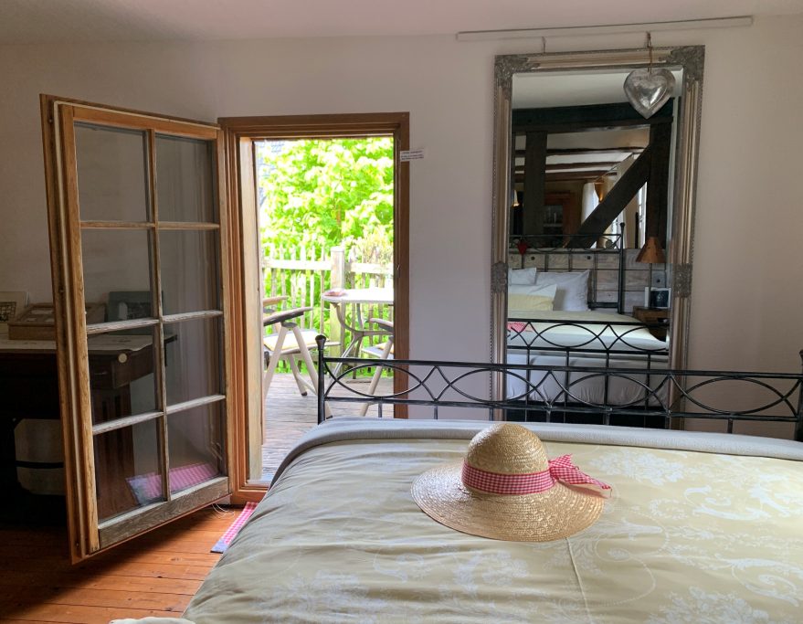 Blick auf den Südbalkon